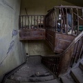 En gammel trapp.